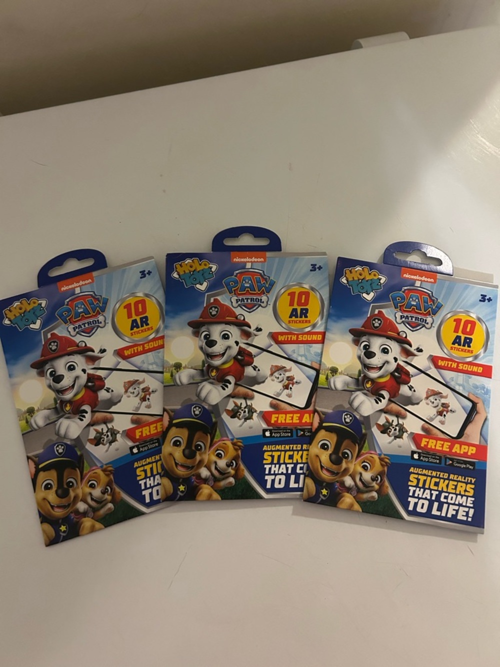 3 Holotoyz Paw Patrol Augmented Reality Stickers
